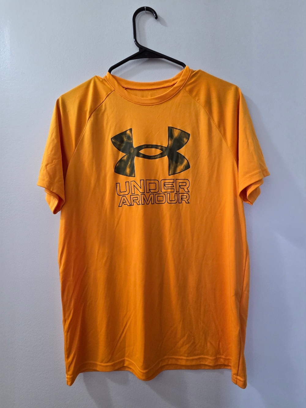 Under Armour Youth Orange Short Sleeve Logo Performance Tee